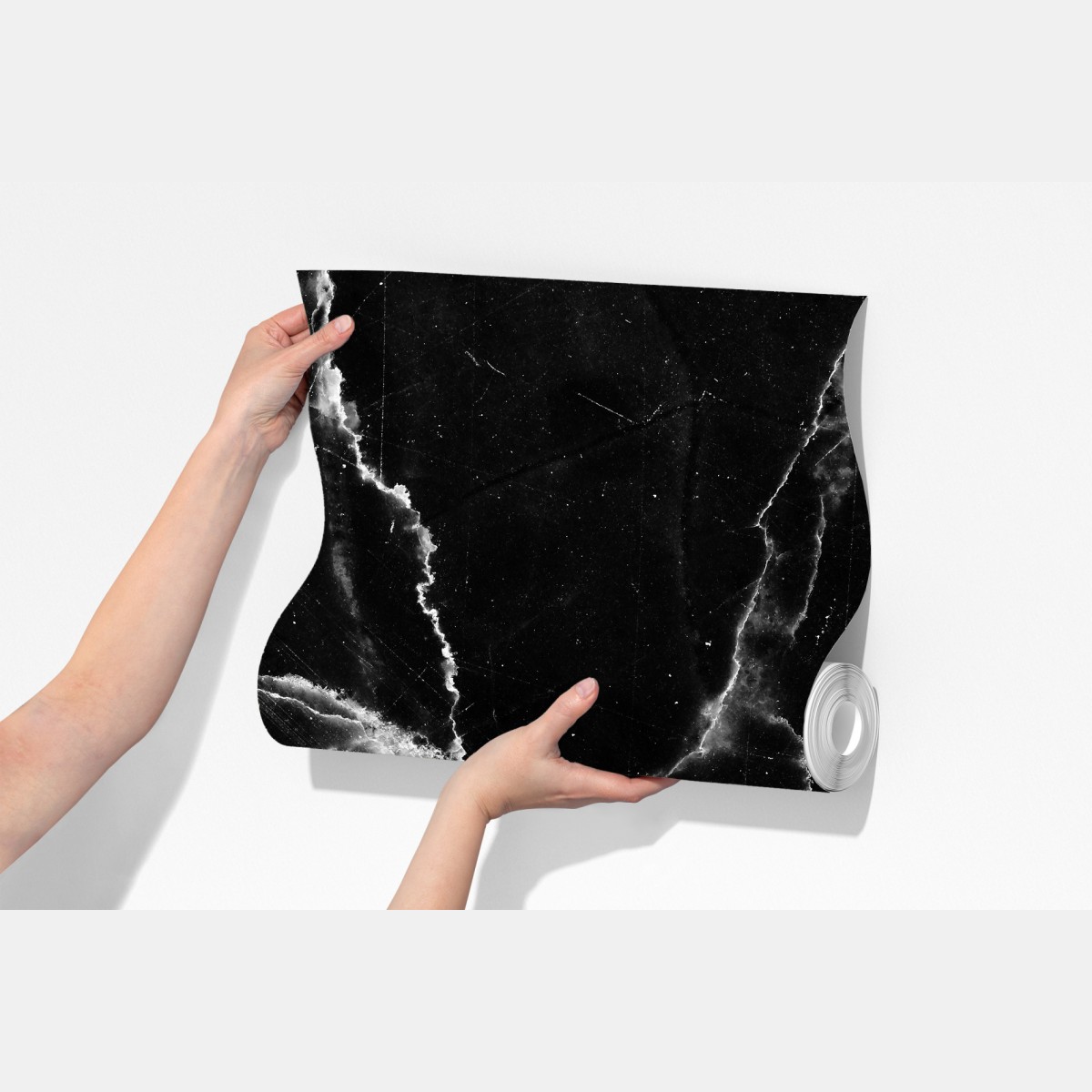 Fototapeta czarny marmur z żyłami – Wallissimo® Fototapeta czarny marmur z żyłami – Wallissimo®