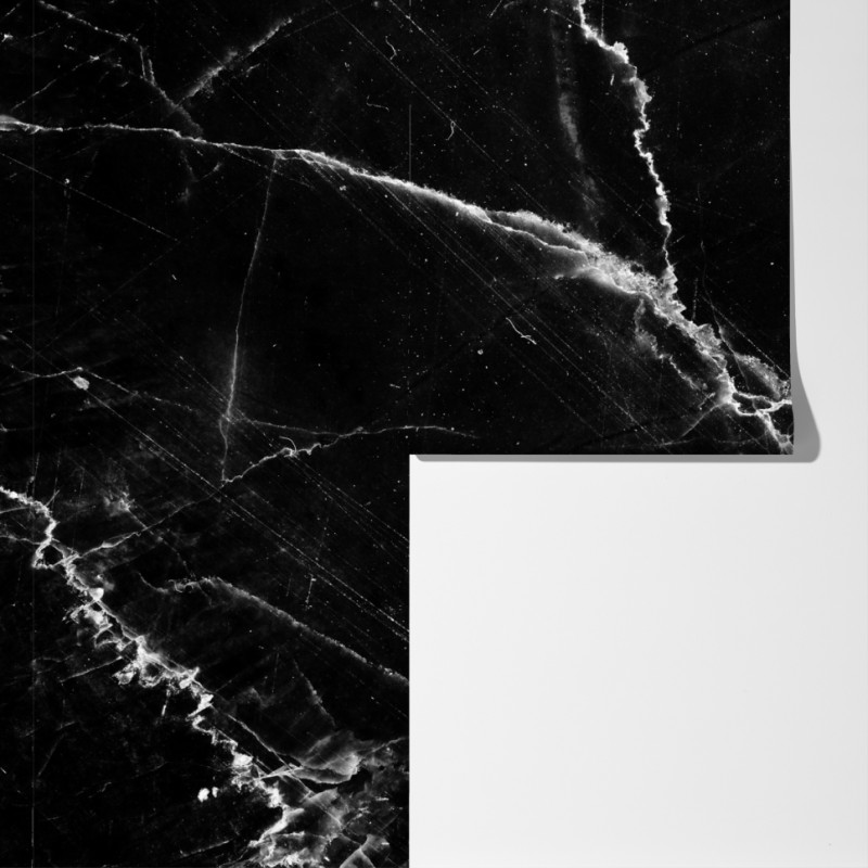 Fototapeta czarny marmur z żyłami – Wallissimo® Fototapeta czarny marmur z żyłami – Wallissimo®