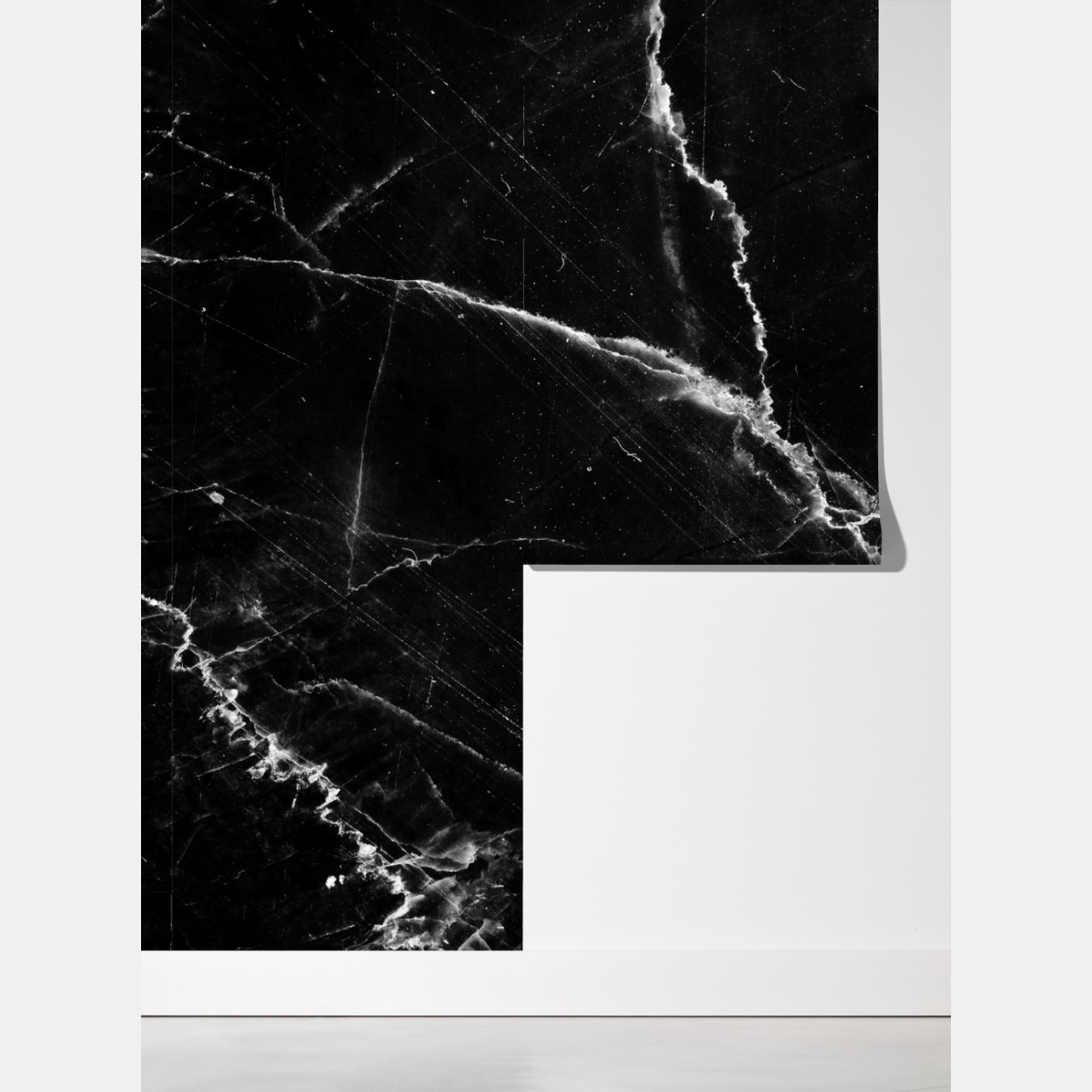 Fototapeta czarny marmur z żyłami – Wallissimo® Fototapeta czarny marmur z żyłami – Wallissimo®