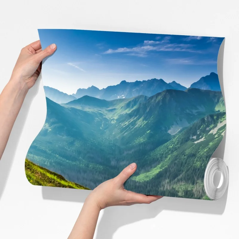 Fototapeta ścieżka w Tatrach o wschodzie słońca – Wallissimo® Fototapeta ścieżka w Tatrach o wschodzie słońca – Wallissimo®