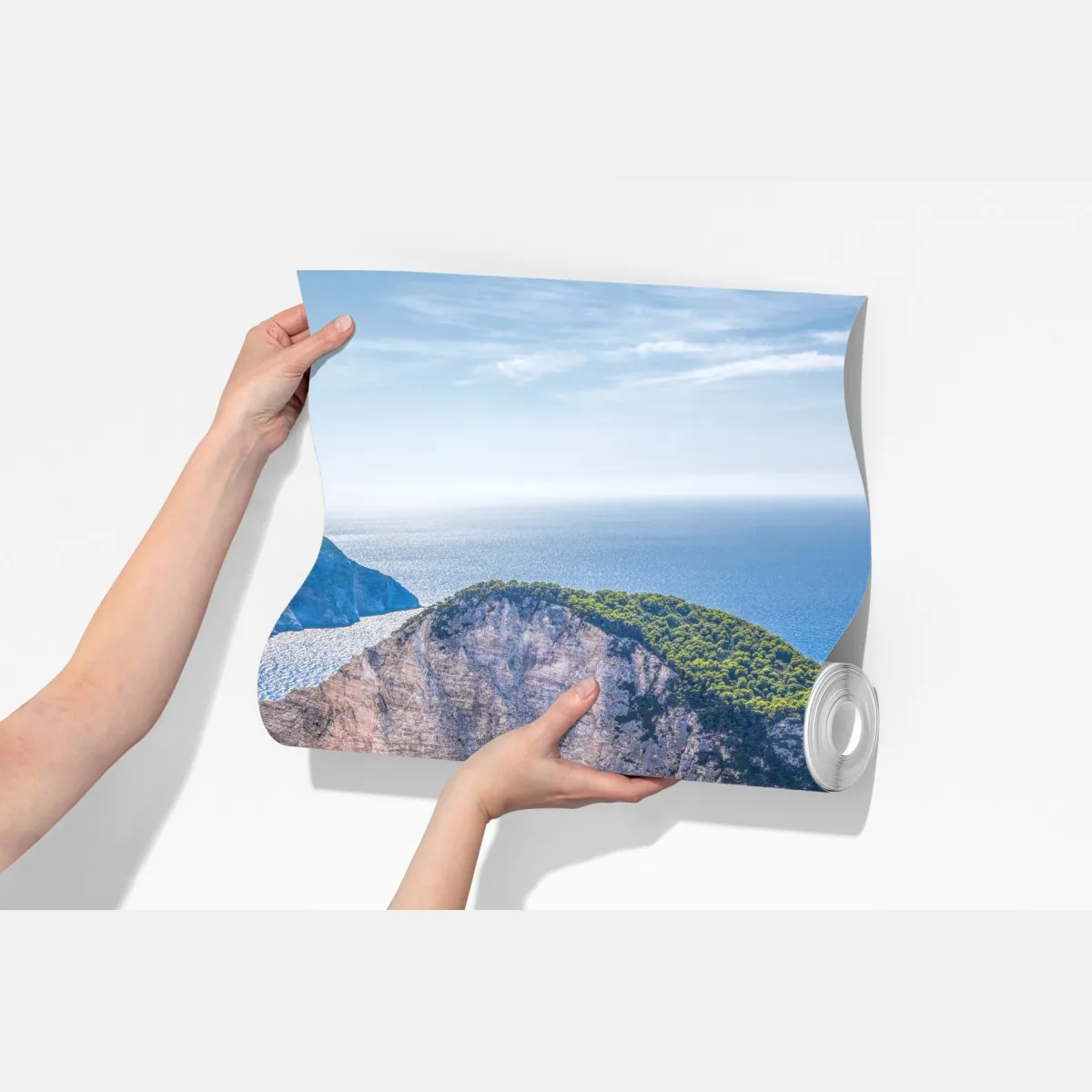 Fototapeta Navagio plaża o zachodzie słońca z turkusowym morzem i dzikimi kwiatami – Wallissimo® Fototapeta Navagio plaża o zachodzie słońca z turkusowym morzem i dzikimi kwiatami – Wallissimo®