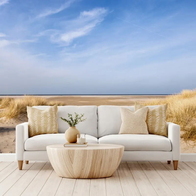 Fototapeta spokojne wydmy na wybrzeżu Niemiec