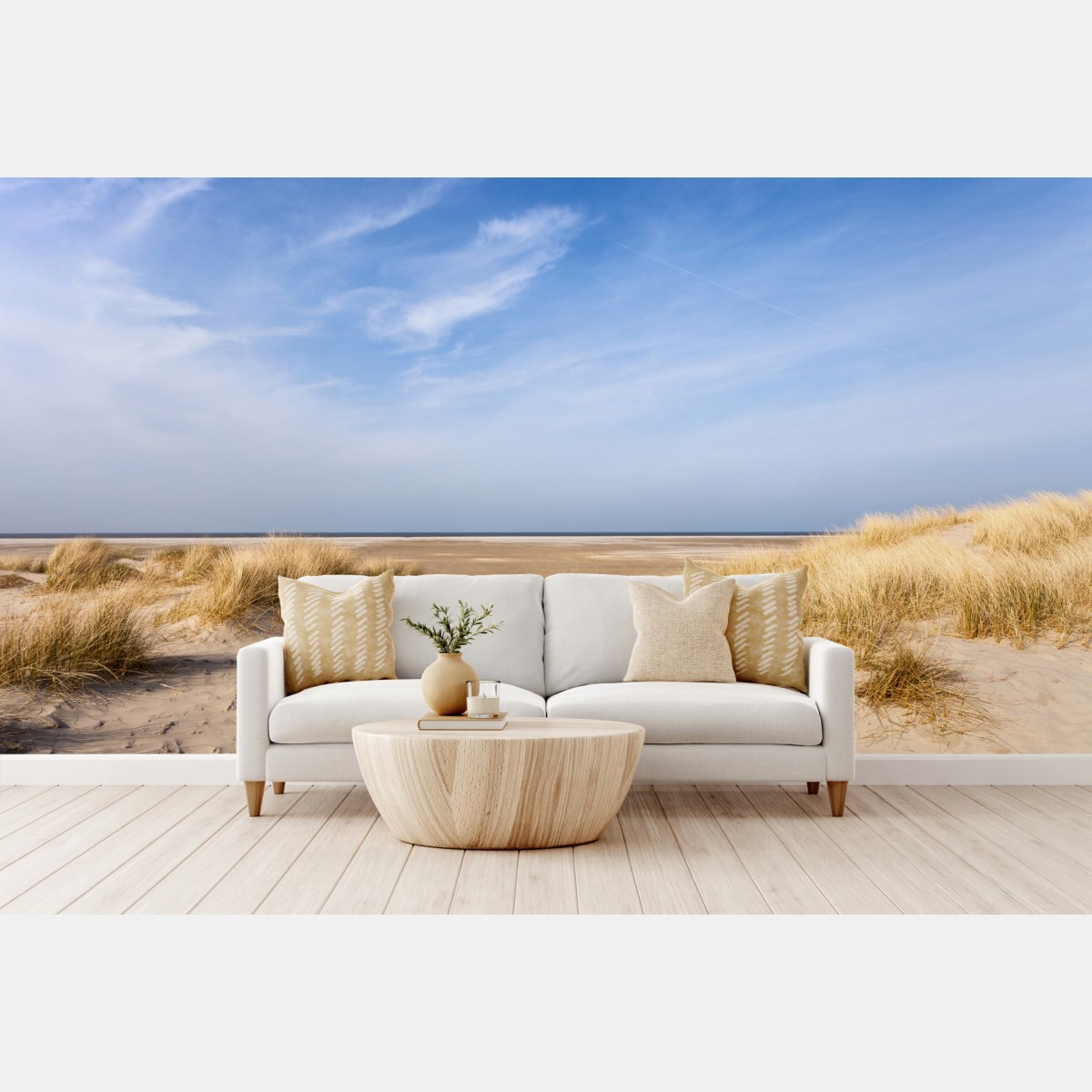 Wall mural serene dunes at the German coast