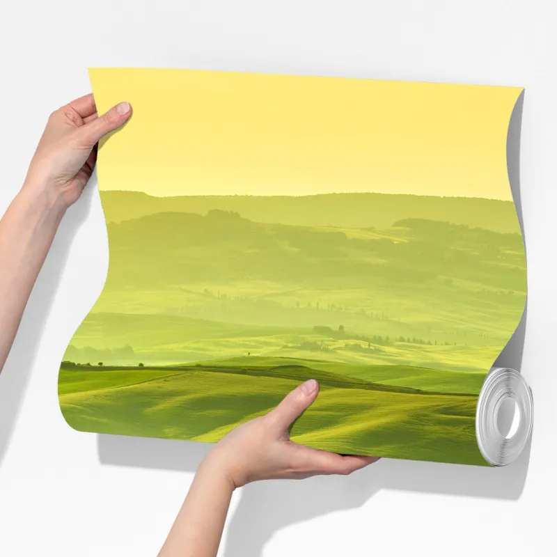 Fototapeta Toskania zielone wzgórza – Wallissimo® Fototapeta Toskania zielone wzgórza – Wallissimo®