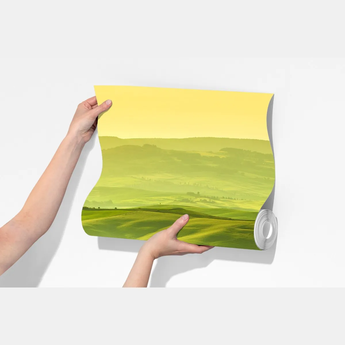 Fototapeta Toskania zielone wzgórza – Wallissimo® Fototapeta Toskania zielone wzgórza – Wallissimo®