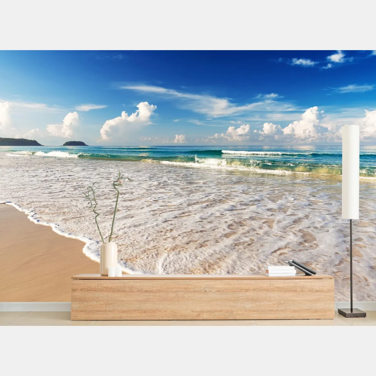 Fototapeta plaża Karon, Phuket poranek spokoju – Wallissimo® Fototapeta plaża Karon, Phuket poranek spokoju – Wallissimo®