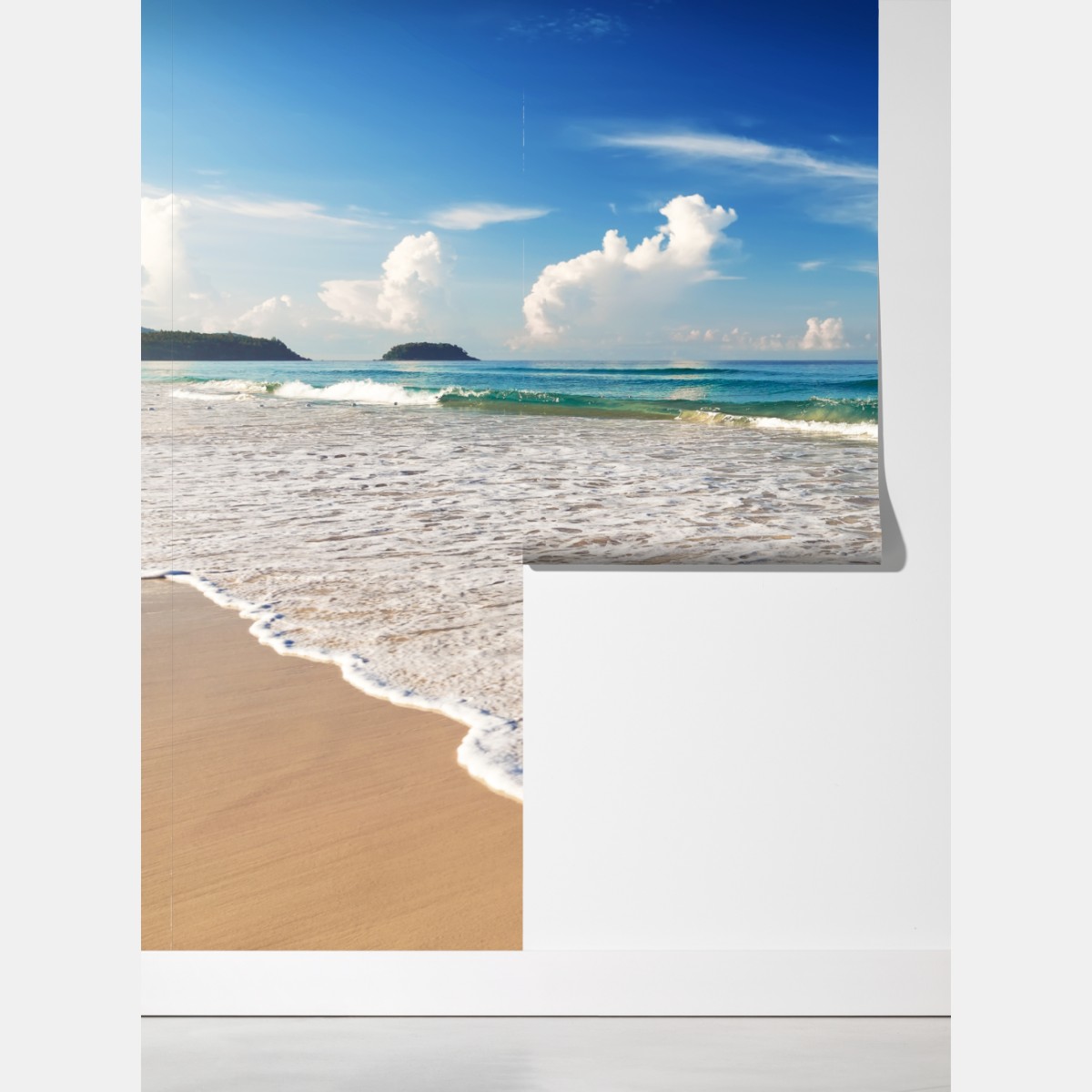 Fototapeta plaża Karon, Phuket poranek spokoju – Wallissimo® Fototapeta plaża Karon, Phuket poranek spokoju – Wallissimo®