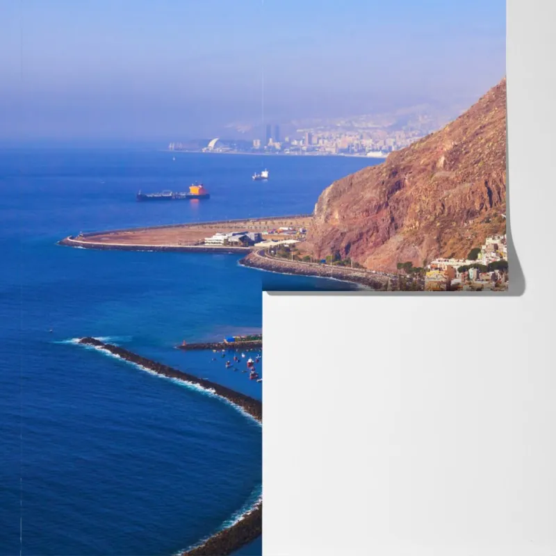 Fototapeta plażowy pejzaż Playa de Las Teresitas, Teneryfa – Wallissimo® Fototapeta plażowy pejzaż Playa de Las Teresitas, Teneryfa – Wallissimo®