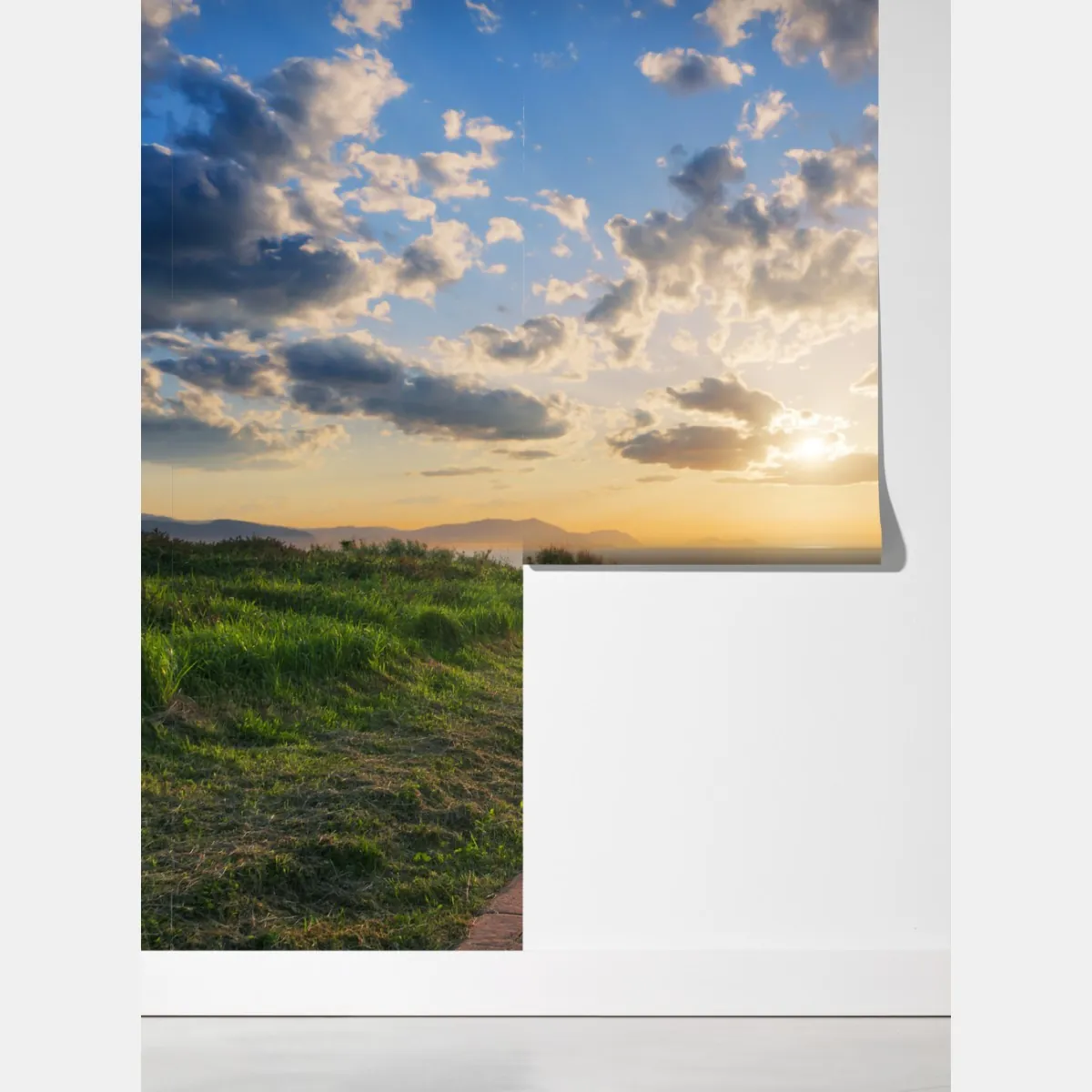 Fototapeta ścieżka nad morzem o wschodzie słońca – Wallissimo® Fototapeta ścieżka nad morzem o wschodzie słońca – Wallissimo®