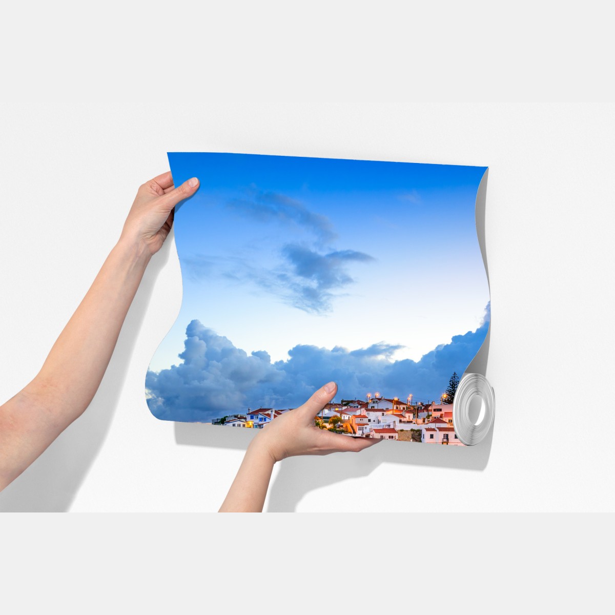 Fototapeta Azenhas do Mar nadmorska wioska na klifie, Portugalia – Wallissimo® Fototapeta Azenhas do Mar nadmorska wioska na klifie, Portugalia – Wallissimo®