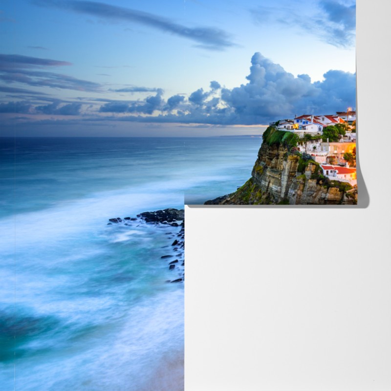 Fototapeta Azenhas do Mar nadmorska wioska na klifie, Portugalia – Wallissimo® Fototapeta Azenhas do Mar nadmorska wioska na klifie, Portugalia – Wallissimo®