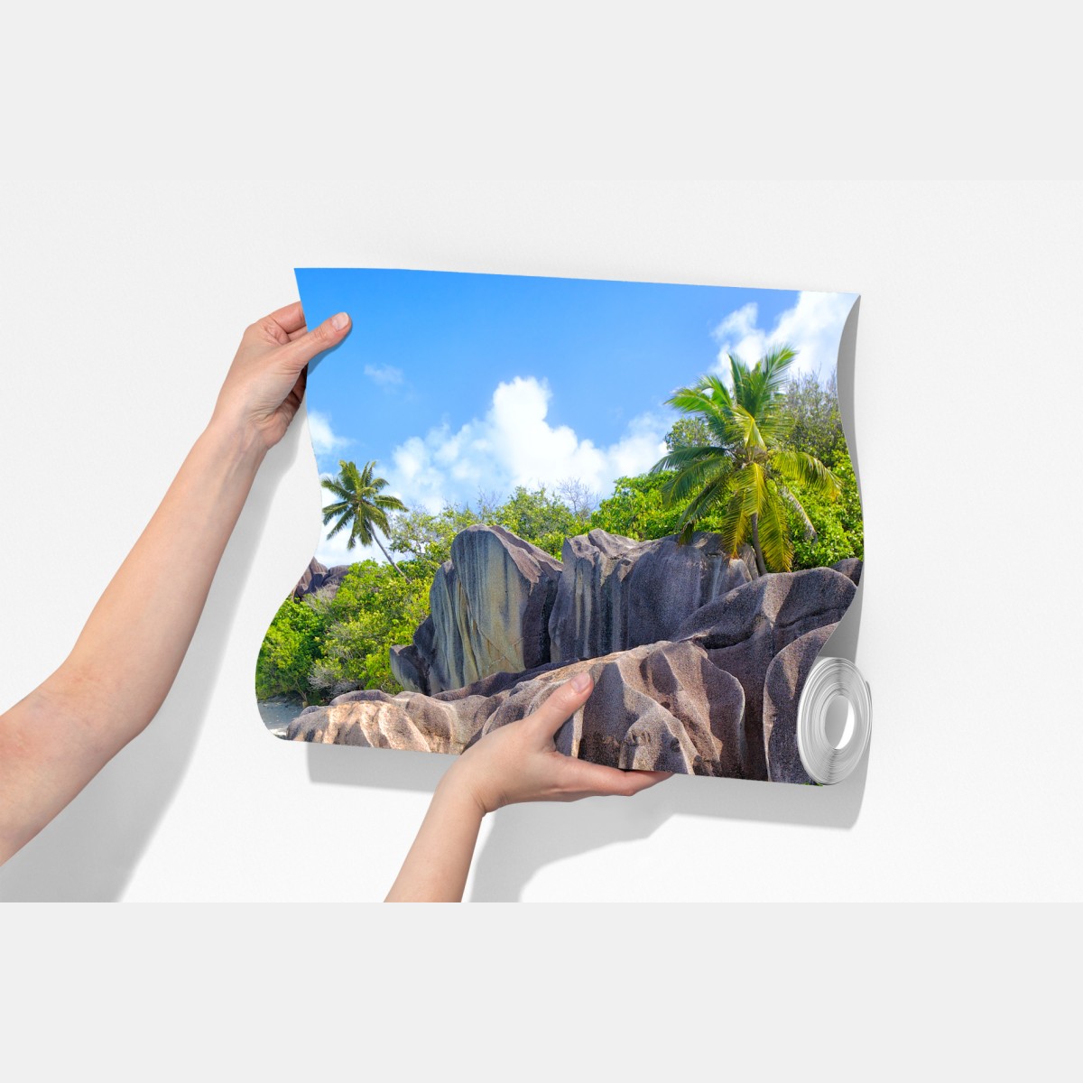 Fototapeta Anse Source d'Argent, La Digue turkusowa plaża marzeń – Wallissimo® Fototapeta Anse Source d'Argent, La Digue turkusowa plaża marzeń – Wallissimo®