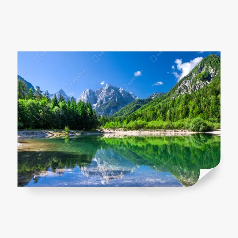 Fototapeta zabawny pastelowy wzór z jednorożcowym kotem – Wallissimo®