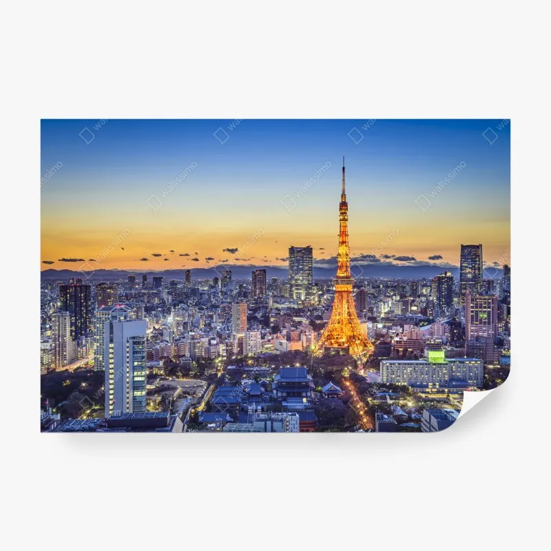 Fototapeta metaliczna heksagonalna elewacja geometryczna – Wallissimo®