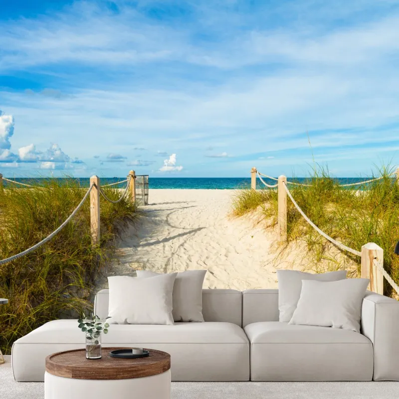 Fototapeta ścieżka na plażę w Miami