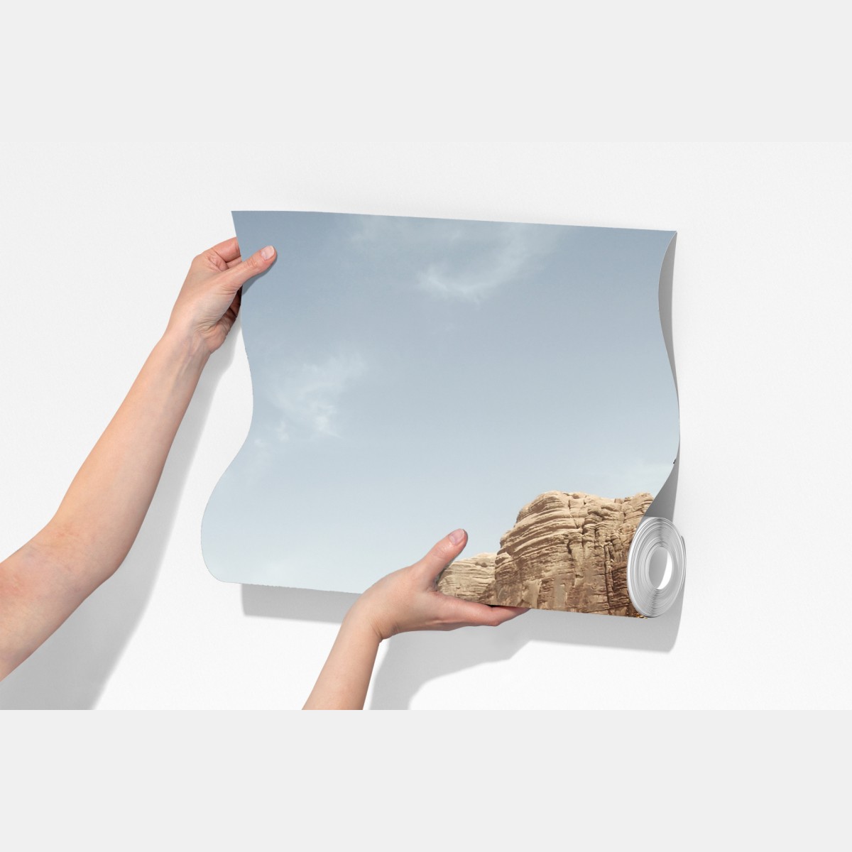 Fototapeta rozległa panorama pustyni Wadi Rum, Jordania – Wallissimo® Fototapeta rozległa panorama pustyni Wadi Rum, Jordania – Wallissimo®