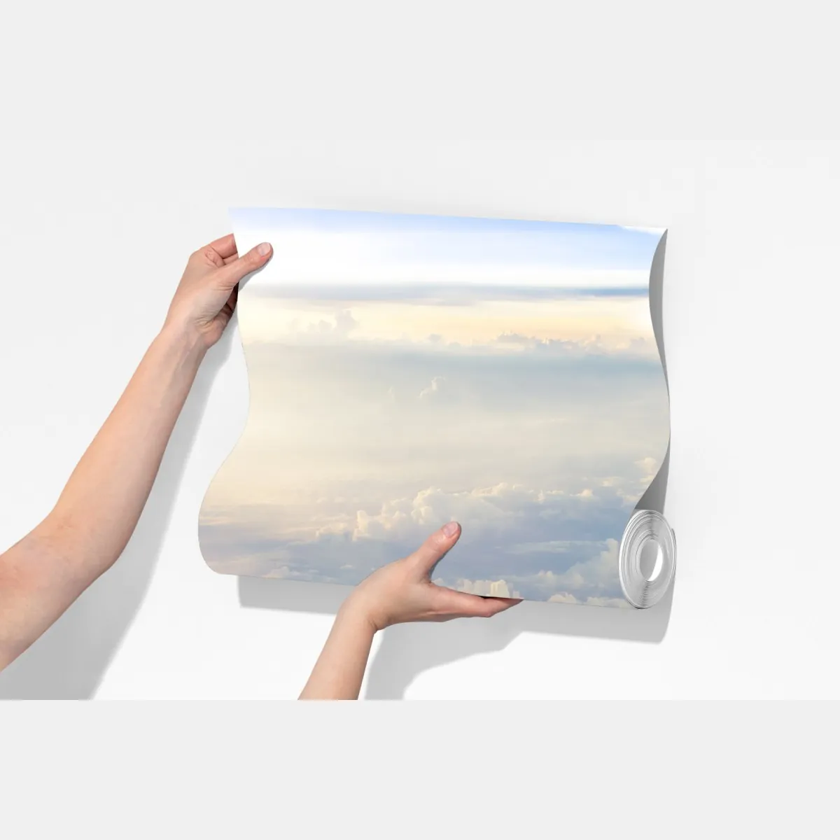 Fototapeta słoneczne chmury nad horyzontem – Wallissimo® Fototapeta słoneczne chmury nad horyzontem – Wallissimo®