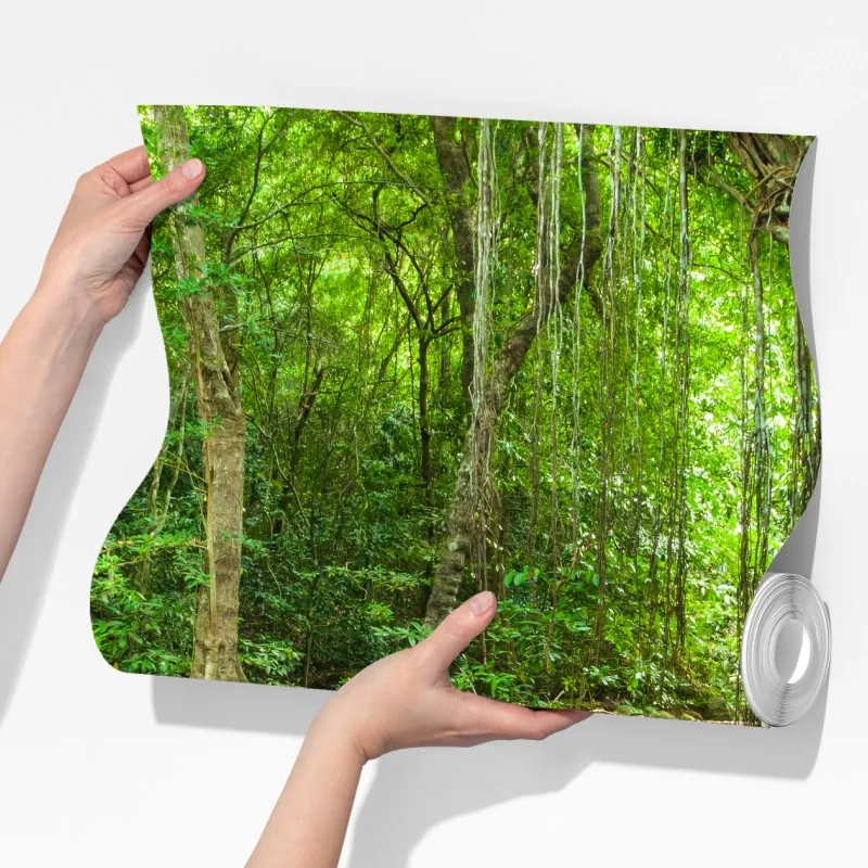 Fototapeta spokojne turkusowe baseny przy wodospadzie Erawan – Wallissimo® Fototapeta spokojne turkusowe baseny przy wodospadzie Erawan – Wallissimo®