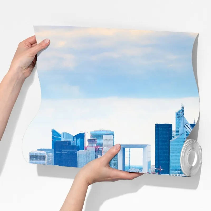 Fototapeta Paryż panorama miasta z aleją obsadzoną drzewami – Wallissimo® Fototapeta Paryż panorama miasta z aleją obsadzoną drzewami – Wallissimo®