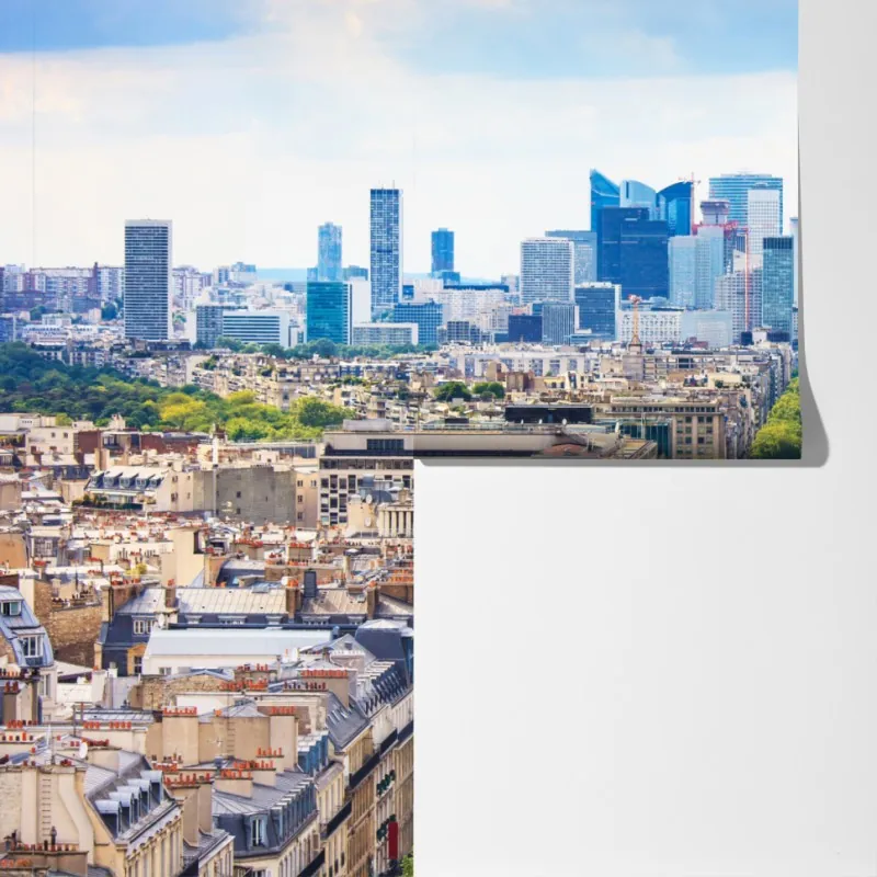 Fototapeta Paryż panorama miasta z aleją obsadzoną drzewami – Wallissimo® Fototapeta Paryż panorama miasta z aleją obsadzoną drzewami – Wallissimo®