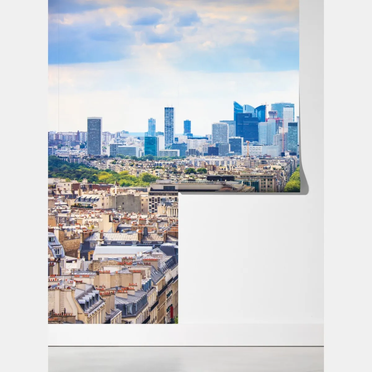 Fototapeta Paryż panorama miasta z aleją obsadzoną drzewami – Wallissimo® Fototapeta Paryż panorama miasta z aleją obsadzoną drzewami – Wallissimo®