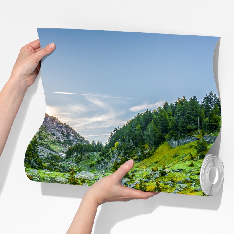 Fototapeta słoneczna dolina w Posets y Maladeta, Pireneje – Wallissimo® Fototapeta słoneczna dolina w Posets y Maladeta, Pireneje – Wallissimo®