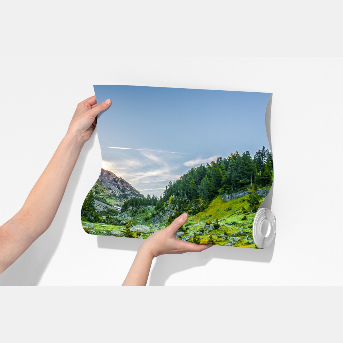 Fototapeta słoneczna dolina w Posets y Maladeta, Pireneje – Wallissimo® Fototapeta słoneczna dolina w Posets y Maladeta, Pireneje – Wallissimo®