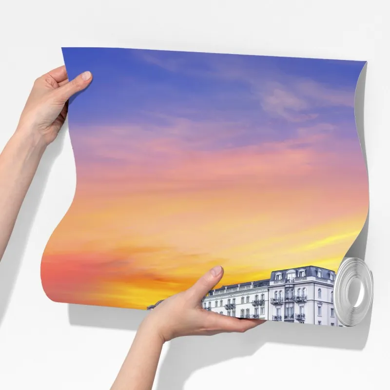 Fototapeta Lucerna nad rzeką o zmierzchu – Wallissimo® Fototapeta Lucerna nad rzeką o zmierzchu – Wallissimo®