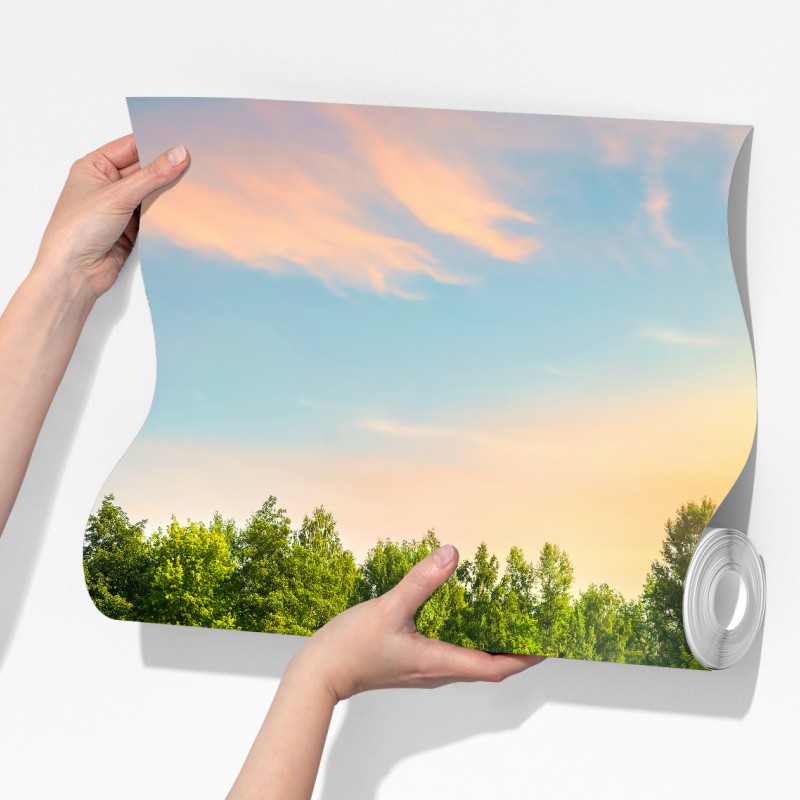 Fototapeta słoneczny drewniany most nad spokojnym jeziorem – Wallissimo® Fototapeta słoneczny drewniany most nad spokojnym jeziorem – Wallissimo®