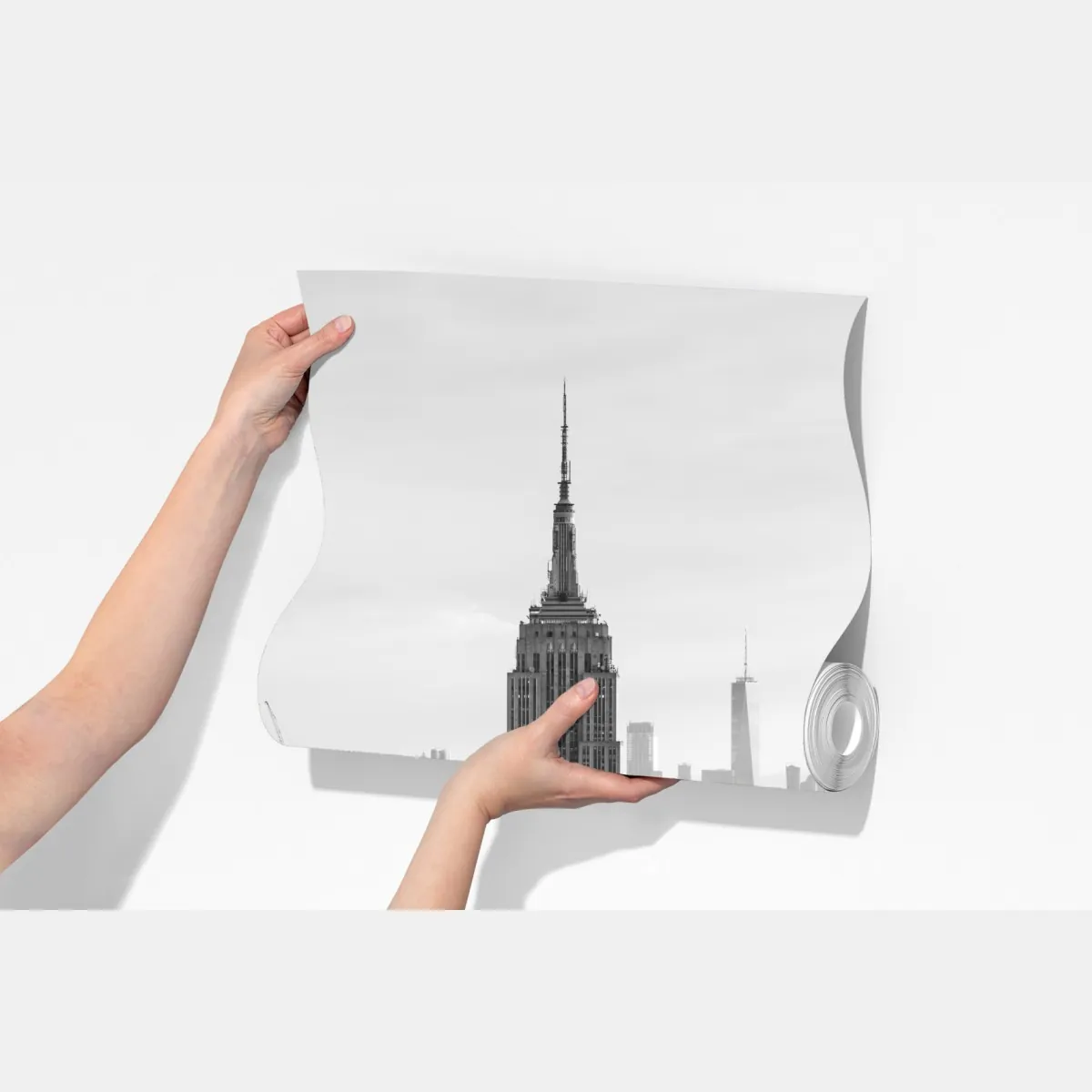 Fototapeta Nowy Jork panorama w czerni i bieli – Wallissimo® Fototapeta Nowy Jork panorama w czerni i bieli – Wallissimo®