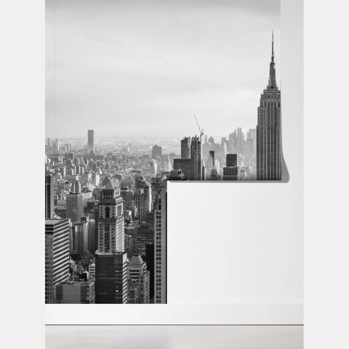 Fototapeta Nowy Jork panorama w czerni i bieli – Wallissimo® Fototapeta Nowy Jork panorama w czerni i bieli – Wallissimo®