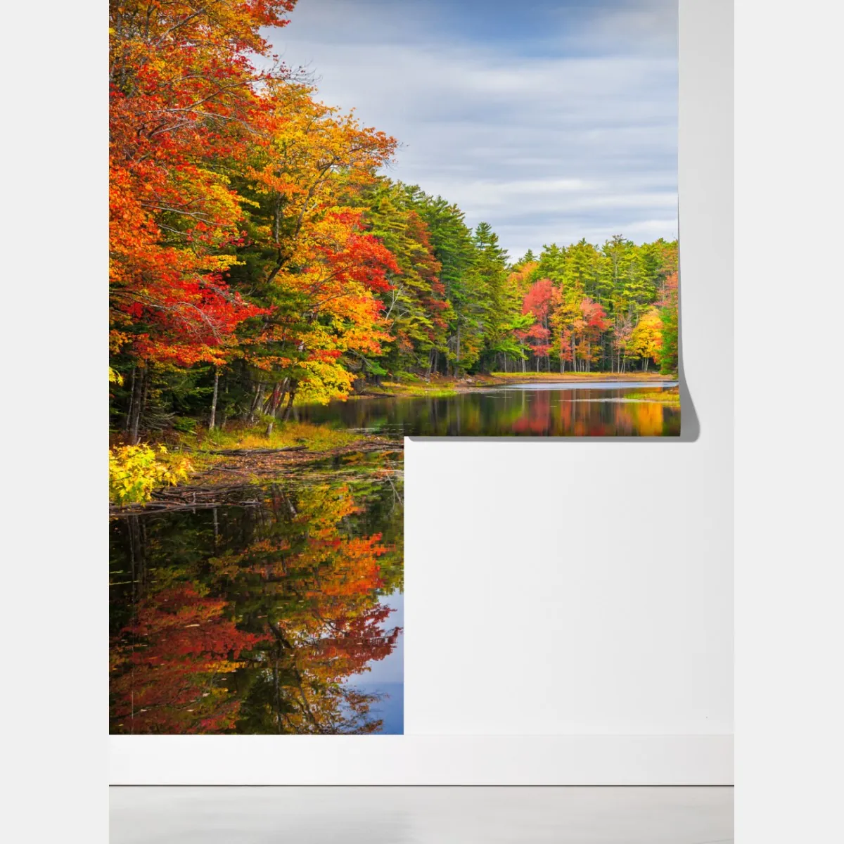 Fototapeta jesienne odbicia w Nowej Anglii – Wallissimo® Fototapeta jesienne odbicia w Nowej Anglii – Wallissimo®