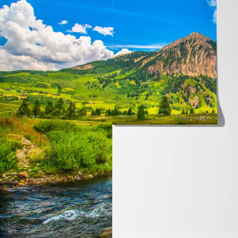 Fototapeta słoneczne góry Crested Butte, Kolorado – Wallissimo® Fototapeta słoneczne góry Crested Butte, Kolorado – Wallissimo®