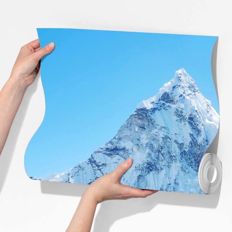 Fototapeta majestatyczny ośnieżony szczyt górski – Wallissimo® Fototapeta majestatyczny ośnieżony szczyt górski – Wallissimo®