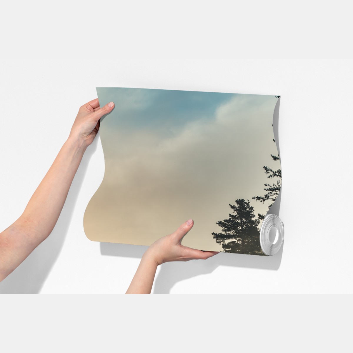 Fototapeta mglisty wschód słońca nad leśnym jeziorem – Wallissimo® Fototapeta mglisty wschód słońca nad leśnym jeziorem – Wallissimo®