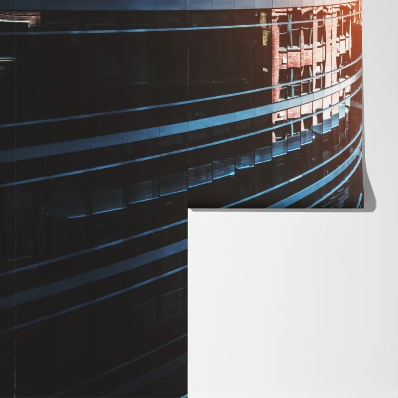 Fototapeta Chicago kolej nadziemna w centrum – Wallissimo® Fototapeta Chicago kolej nadziemna w centrum – Wallissimo®