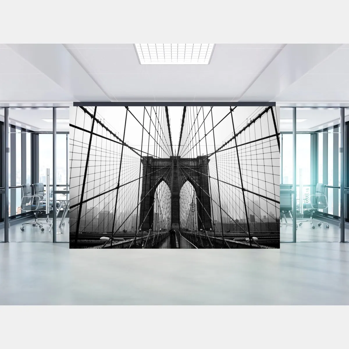 Fototapeta Most Brookliński geometryczna perspektywa – Wallissimo® Fototapeta Most Brookliński geometryczna perspektywa – Wallissimo®