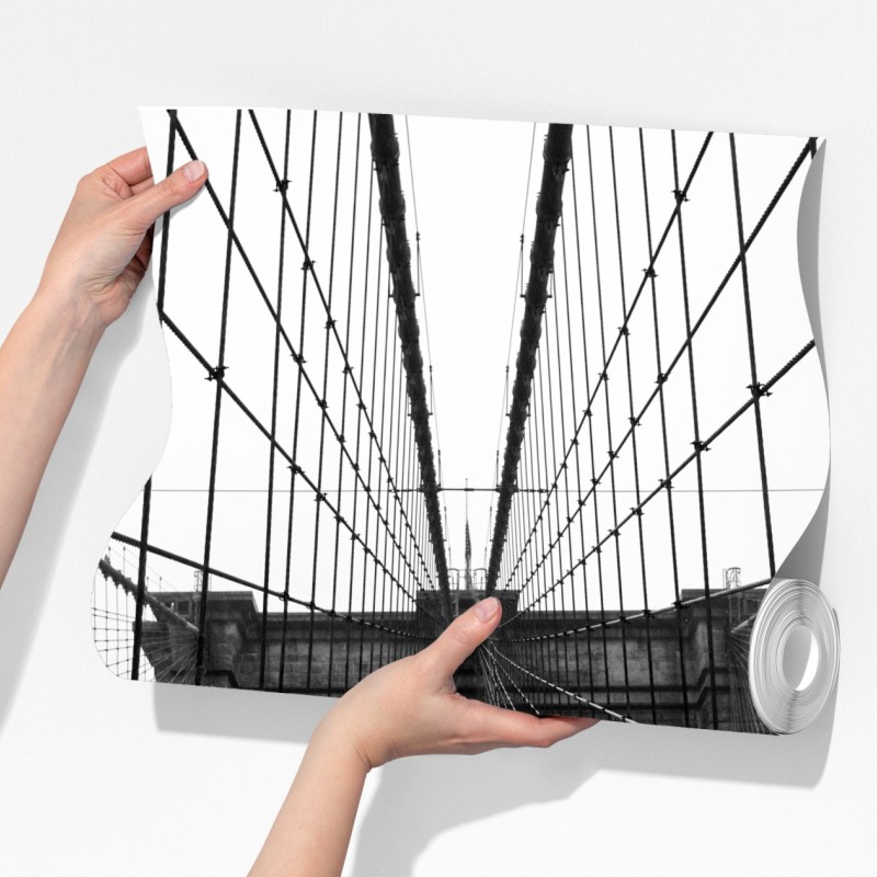 Fototapeta Most Brookliński geometryczna perspektywa – Wallissimo® Fototapeta Most Brookliński geometryczna perspektywa – Wallissimo®