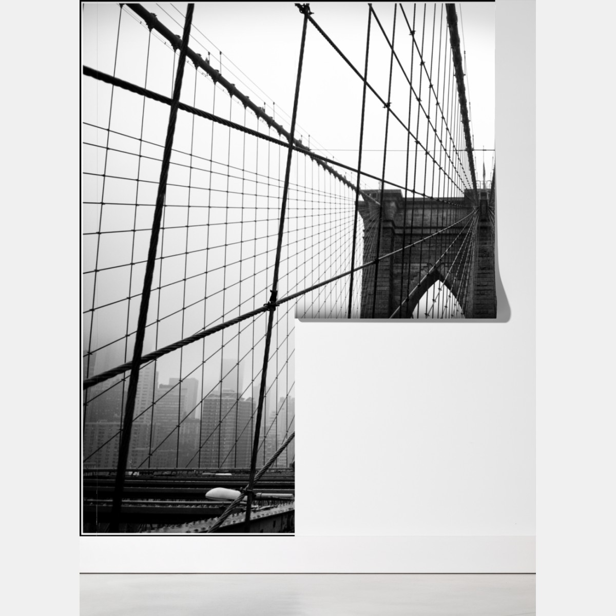 Fototapeta Most Brookliński geometryczna perspektywa – Wallissimo® Fototapeta Most Brookliński geometryczna perspektywa – Wallissimo®