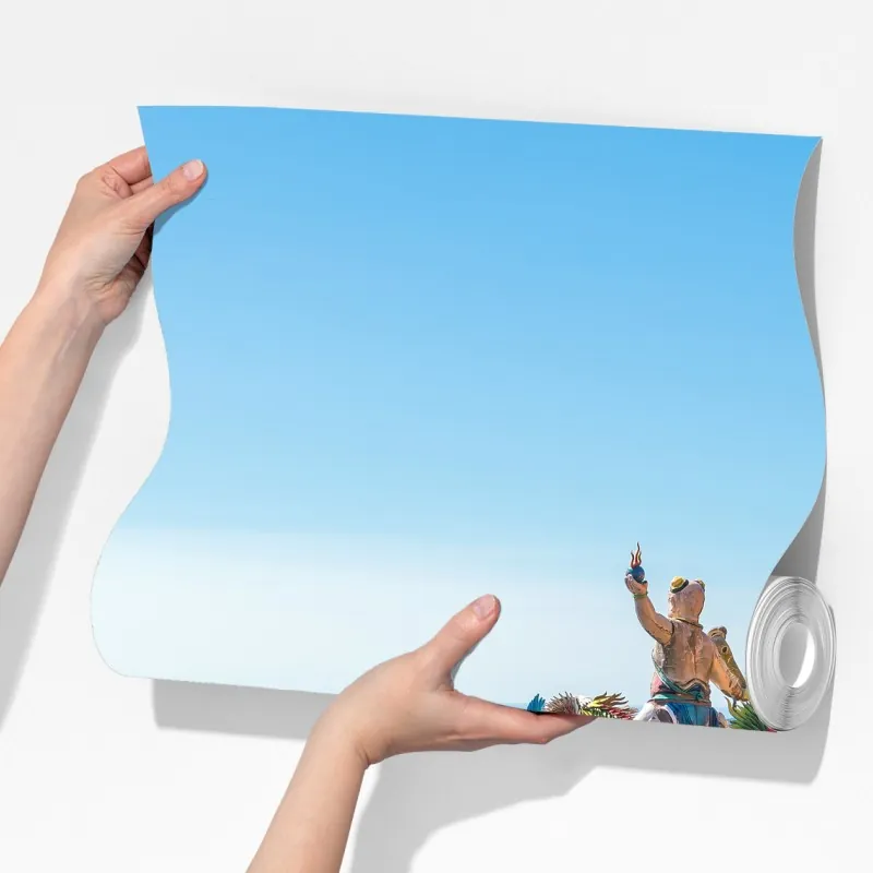 Fototapeta świątynia z widokiem na wybrzeże Jiufen, Tajwan – Wallissimo® Fototapeta świątynia z widokiem na wybrzeże Jiufen, Tajwan – Wallissimo®