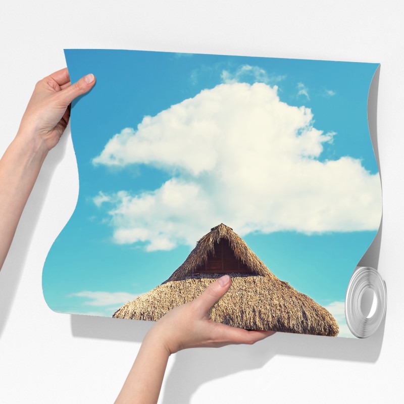 Fototapeta tropikalny pomost w Punta Cana – Wallissimo® Fototapeta tropikalny pomost w Punta Cana – Wallissimo®