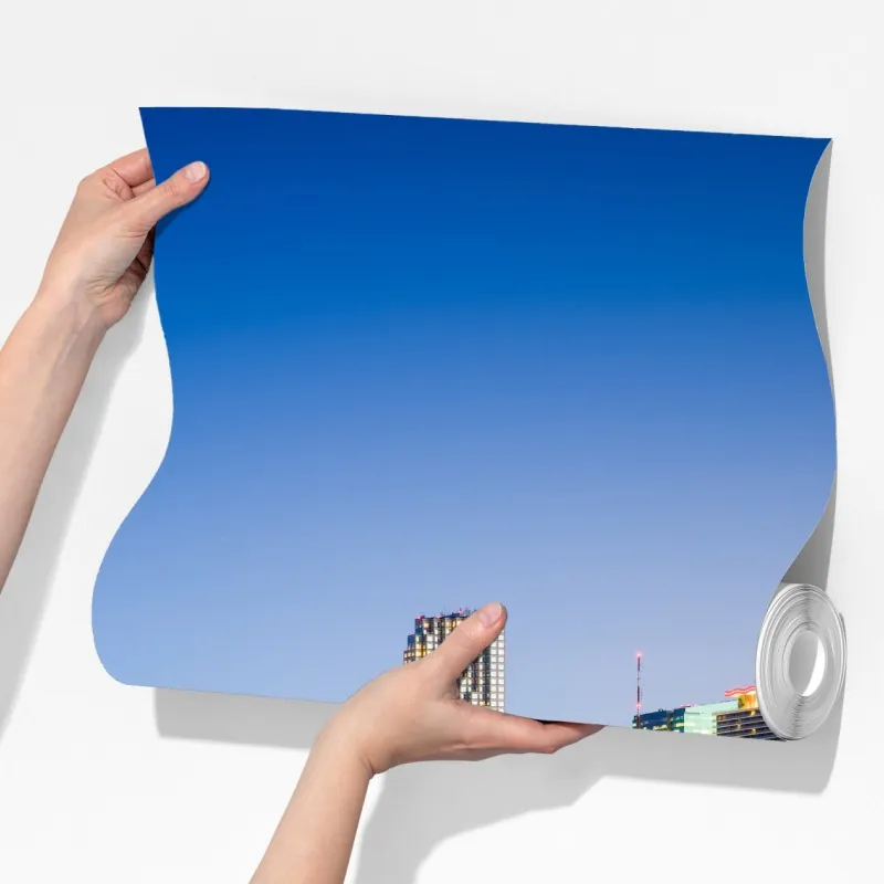 Fototapeta Miami panorama miasta o zmierzchu – Wallissimo® Fototapeta Miami panorama miasta o zmierzchu – Wallissimo®