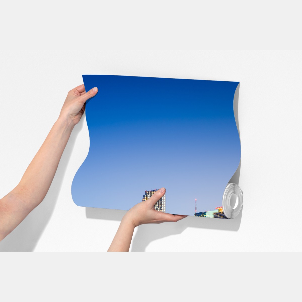 Fototapeta Miami panorama miasta o zmierzchu – Wallissimo® Fototapeta Miami panorama miasta o zmierzchu – Wallissimo®