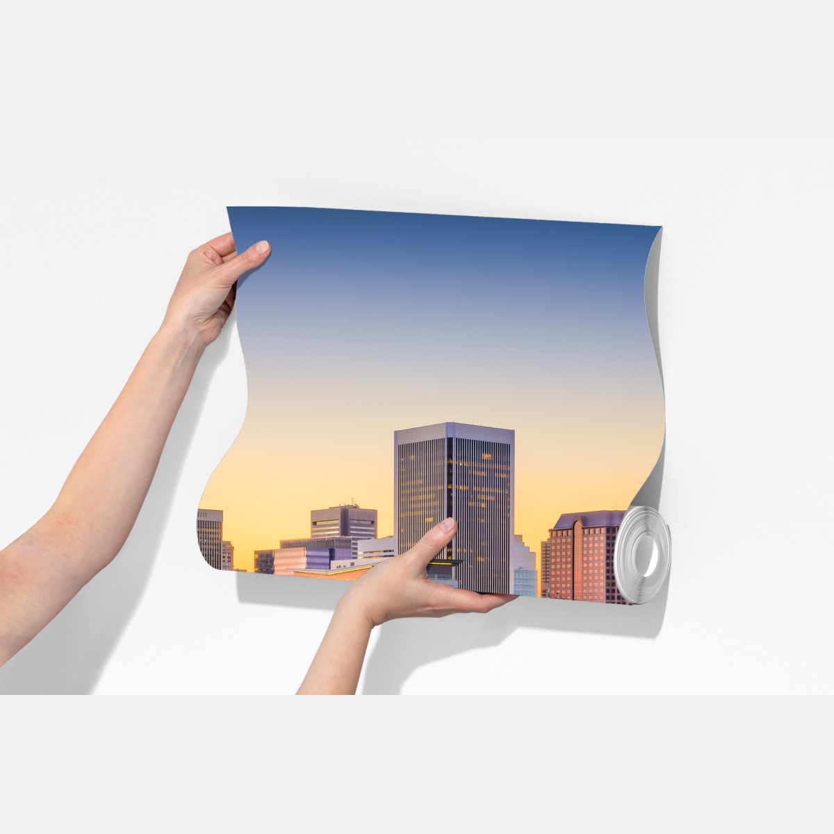 Fototapeta panorama Richmond o zachodzie słońca – Wallissimo® Fototapeta panorama Richmond o zachodzie słońca – Wallissimo®