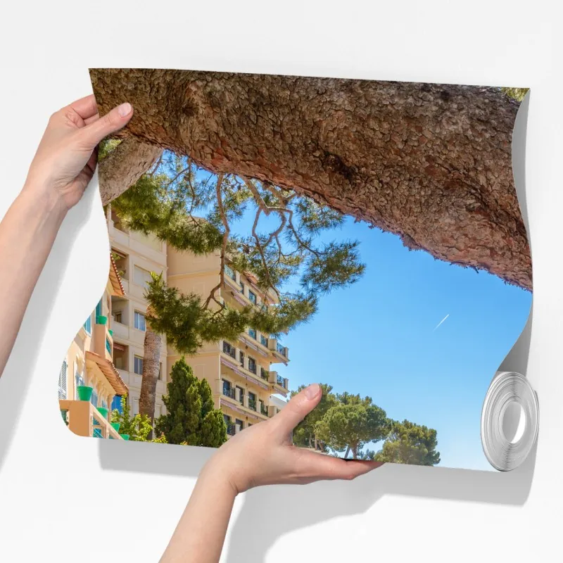 Fototapeta Monako promenada z widokiem na morze – Wallissimo® Fototapeta Monako promenada z widokiem na morze – Wallissimo®