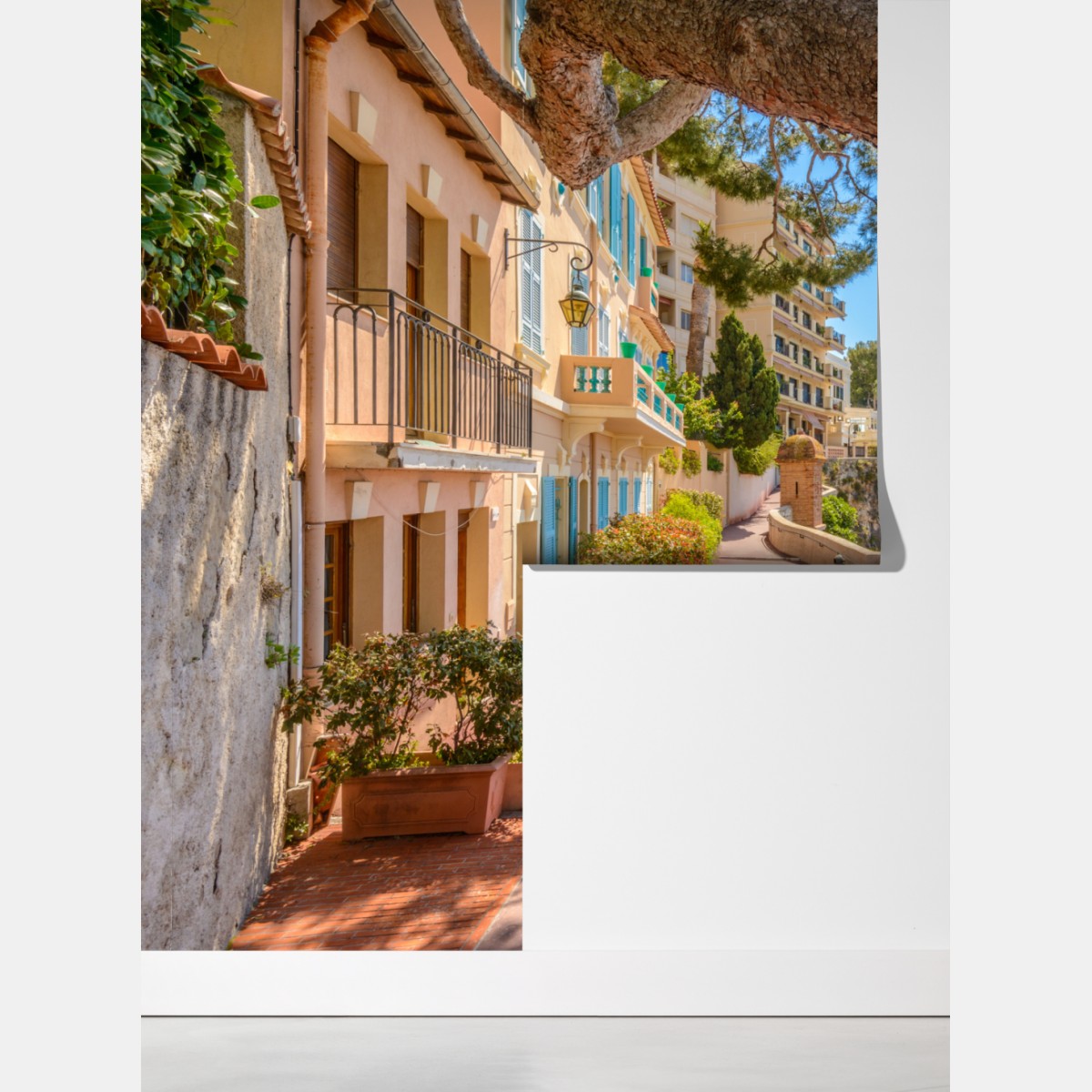 Fototapeta Monako promenada z widokiem na morze – Wallissimo® Fototapeta Monako promenada z widokiem na morze – Wallissimo®