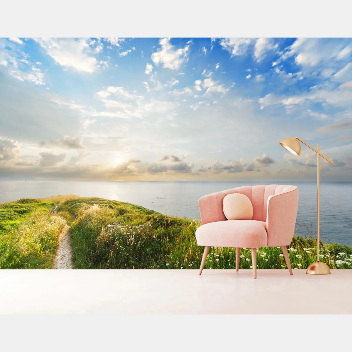 Fototapeta słoneczna nadmorska ścieżka prowadząca do morza – Wallissimo® Fototapeta słoneczna nadmorska ścieżka prowadząca do morza – Wallissimo®