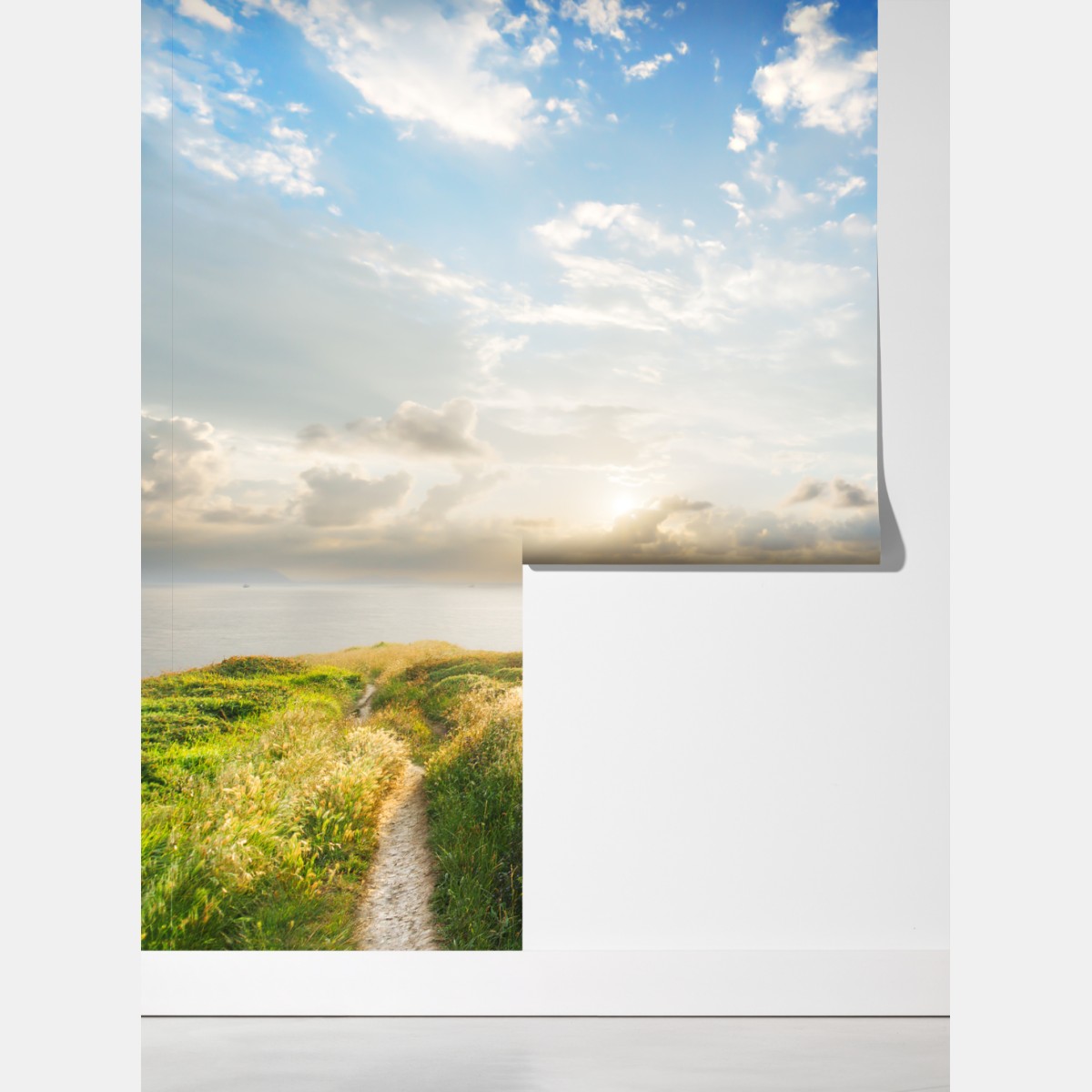 Fototapeta słoneczna nadmorska ścieżka prowadząca do morza – Wallissimo® Fototapeta słoneczna nadmorska ścieżka prowadząca do morza – Wallissimo®