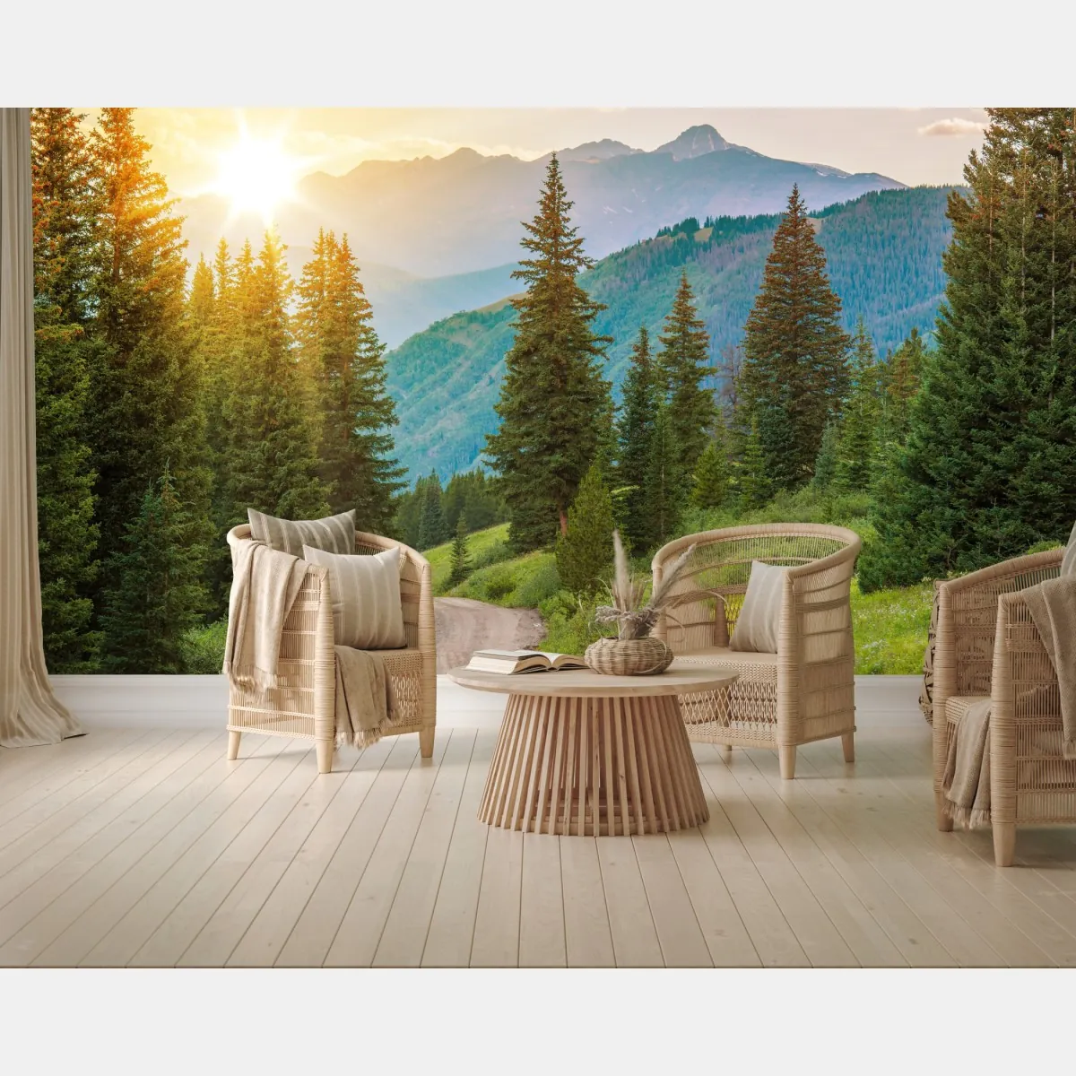 Fototapeta Colorado górska ścieżka o wschodzie słońca – Wallissimo® Fototapeta Colorado górska ścieżka o wschodzie słońca – Wallissimo®