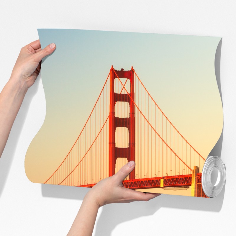Fototapeta most Golden Gate o zachodzie słońca – Wallissimo® Fototapeta most Golden Gate o zachodzie słońca – Wallissimo®